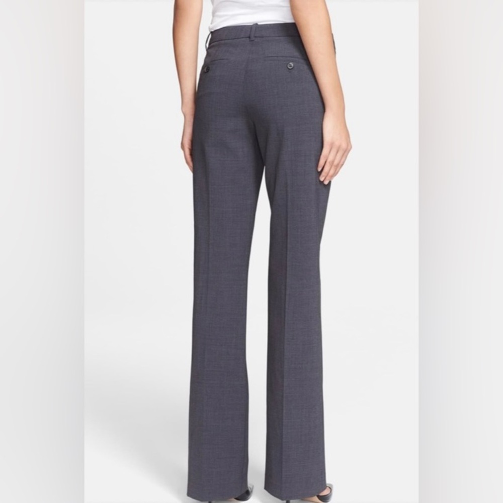 Theory Emery Tailor wool Lycra pants slacks trousers sz 2 professional career - Picture 3 of 9